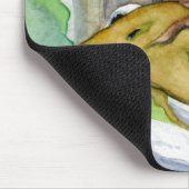 丘のカエルおよび蝶Mouspad マウスパッド (コーナー)