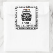 丘のサプライズ誕生日パーティーの上で スクエアシール (バッグ)