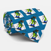 丘のスキーヤー ネクタイ (ロール)