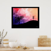 丘のバスケット ポスター (キッチン)