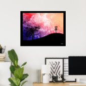 丘のバスケット ポスター (ホームオフィス)