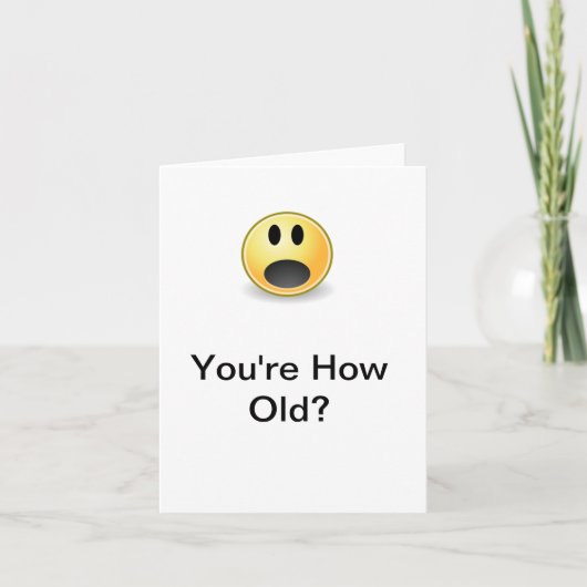 丘のバースデー・カードに カード (正面)