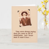 丘のバースデー・カードに カード (黄色い花)