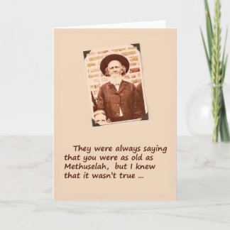 丘のバースデー・カードに カード