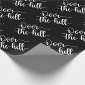 丘のパーティーの覆い上のクラシック ラッピングペーパー (角)