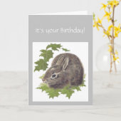 丘の上おもしろいに、グレー・ハレ・クラブ、誕生日!C カード (黄色い花)