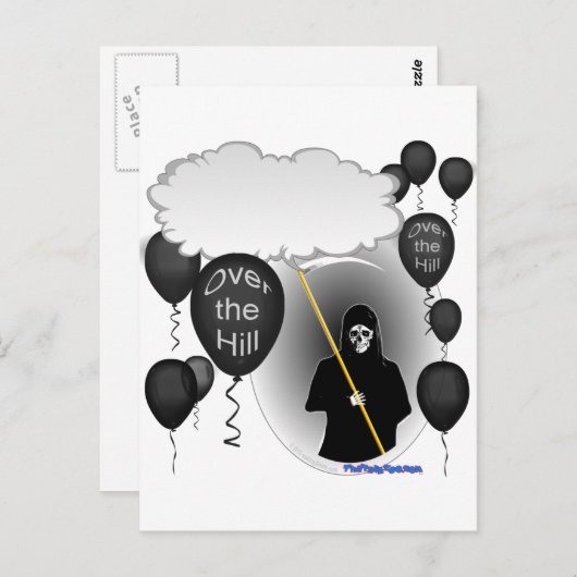 丘の上で死神の誕生日 ポストカード (正面/裏面)