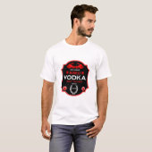 丘の上で50ウォッカ・ドリンカー Tシャツ (正面フル)