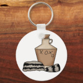 丘の上に立つ キーホルダー (正面)