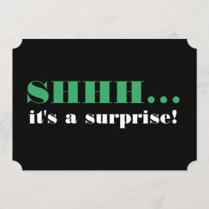 丘の上のサプライズ誕生日パーティー 招待状