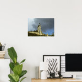 丘の上のシャトー・ド・チノン・カストレテア ポスター (ホームオフィス)