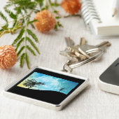 丘の上のバスケット#2 キーホルダー (側面)