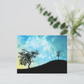 丘の上のバスケット#2 ポストカード (スタンド正面)