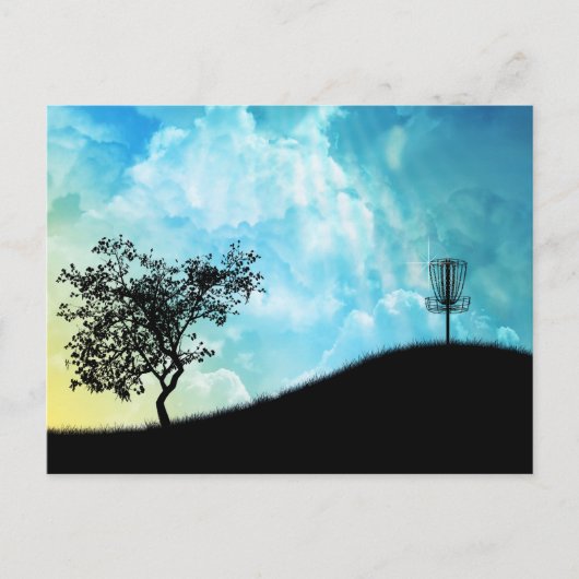 丘の上のバスケット#2 ポストカード (正面)