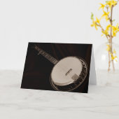 丘の上のバンジョーを拾う人 カード (黄色い花)