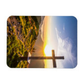 丘の上の十字架 マグネット (横)