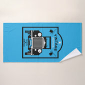 丘の上の四辺形ハッピーバースデー バスタオル (バスタオル)