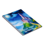 丘の上の城、夢を追う ノートブック (右側)