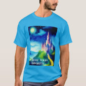 丘の上の城、夢を追う Tシャツ (正面)