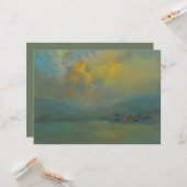 丘の上の夕日（Glenn Cooper Henshaw著） カード (正面/裏面インサイチュ)
