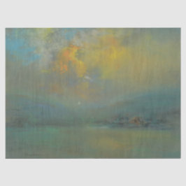 丘の上の夕日（Glenn Cooper Henshaw著） 薄葉紙