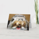 丘の上の夜通しを思い出す カード (正面)