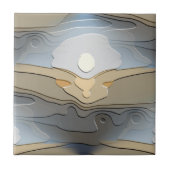 丘の上の太陽 タイル (正面)