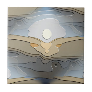 丘の上の太陽 タイル