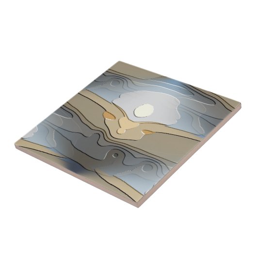 丘の上の太陽 タイル (側面)