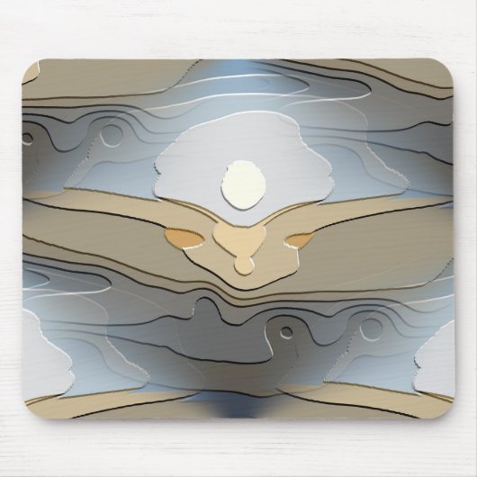 丘の上の太陽 マウスパッド (正面)