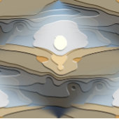 丘の上の太陽 ラゲッジタグ