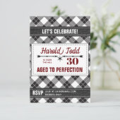 丘の上の白黒の格子縞 招待状 (スタンド正面)