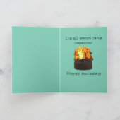 丘の上の肺活量おもしろい誕生日カード カード (内部)