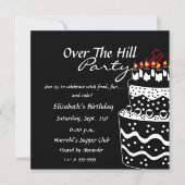 丘の上の誕生日パーティー 招待状 (正面)