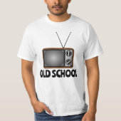 丘の上の誕生日古い学校のTシャツ Tシャツ (正面)