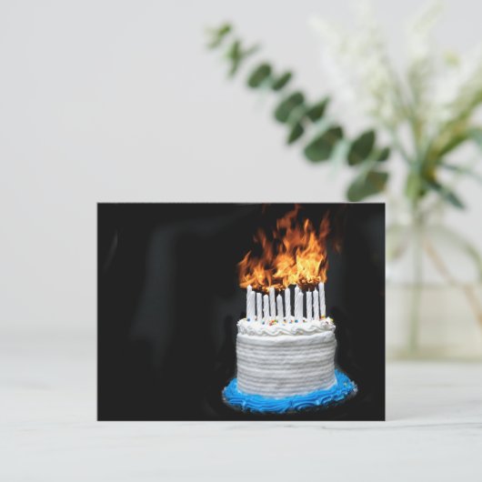 丘の上の誕生日 ポストカード (スタンド正面)