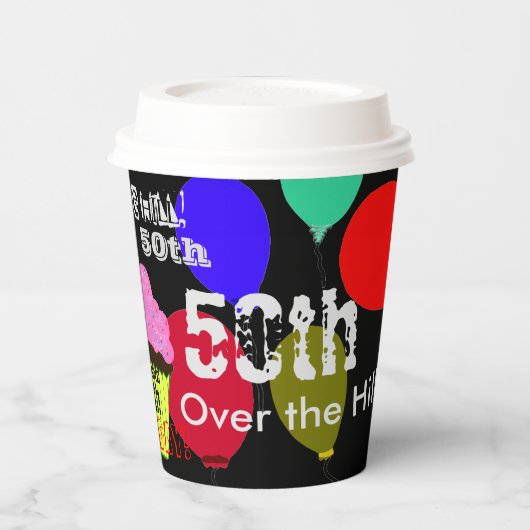 丘の上の50番目のピンクのカップケーキ名 紙コップ (左)