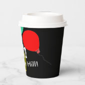 丘の上の50番目のピンクのカップケーキ名 紙コップ (裏面)