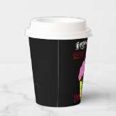 丘の上の50番目のピンクのカップケーキ名 紙コップ (右)