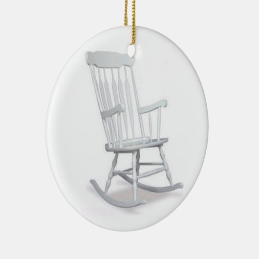 丘の上またはロッキングチェアオーナメント セラミックオーナメント (右)