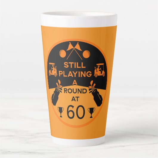 丘の上誕生日 カフェラテマグ (正面)