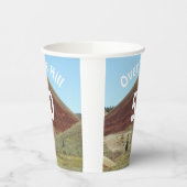 丘の上50誕生日マイルストーン 紙コップ (左)