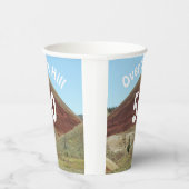 丘の上50誕生日マイルストーン 紙コップ (右)