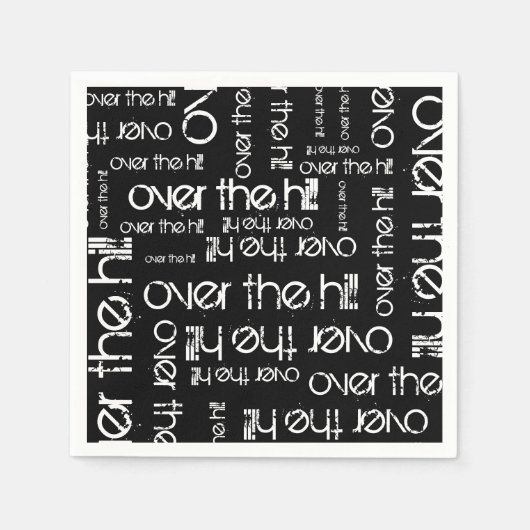 丘の上 スタンダードカクテルナプキン (正面)