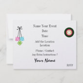 丘の上 – ルート66 招待状 (裏面)