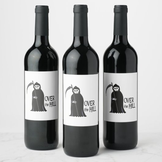 丘の上 ワインラベル (ボトル)