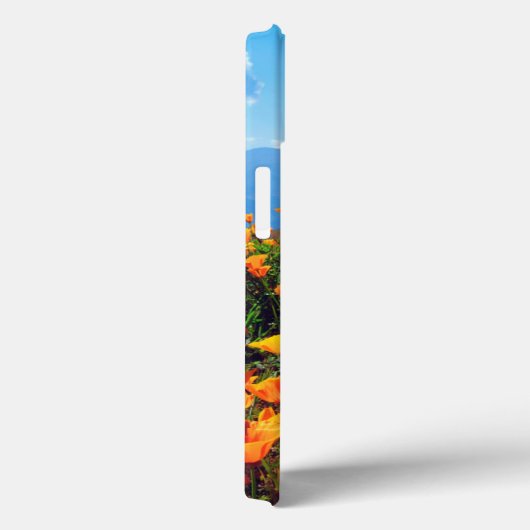 丘の中腹を覆うカリフォルニアケシ Case-Mate iPhoneケース (裏面 / 右)