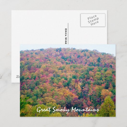 丘の中腹（色） ポストカード (正面/裏面)