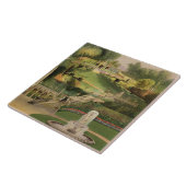 丘の側面、「Tからの城Combeの庭、 タイル (側面)