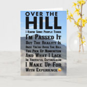 丘の向こうに カード (黄色い花)